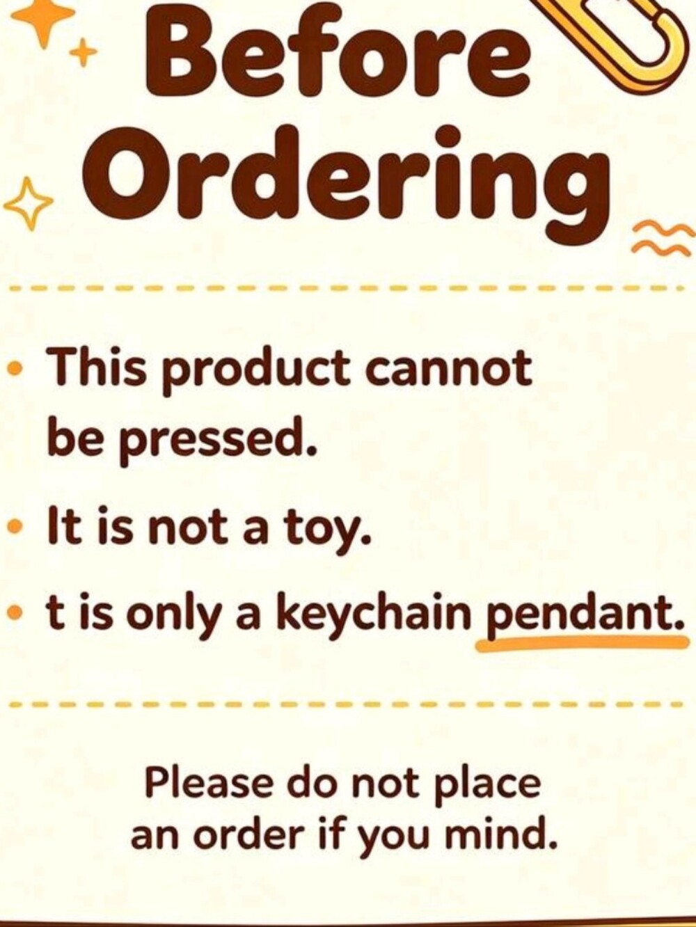 Dumpling Keychain Set Of 3 (Random Colors) - Picture 2 of 2